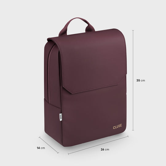 CLUSE Nuitée Backpack Plum CX03604 - Backpack measurements