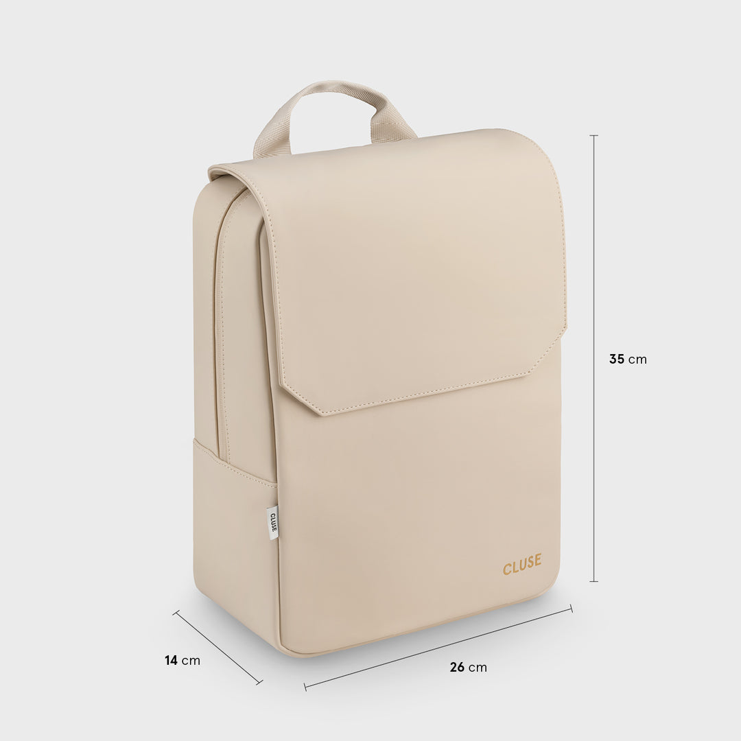 CLUSE Nuitée Backpack Beige CX03605 - Backpack measurements