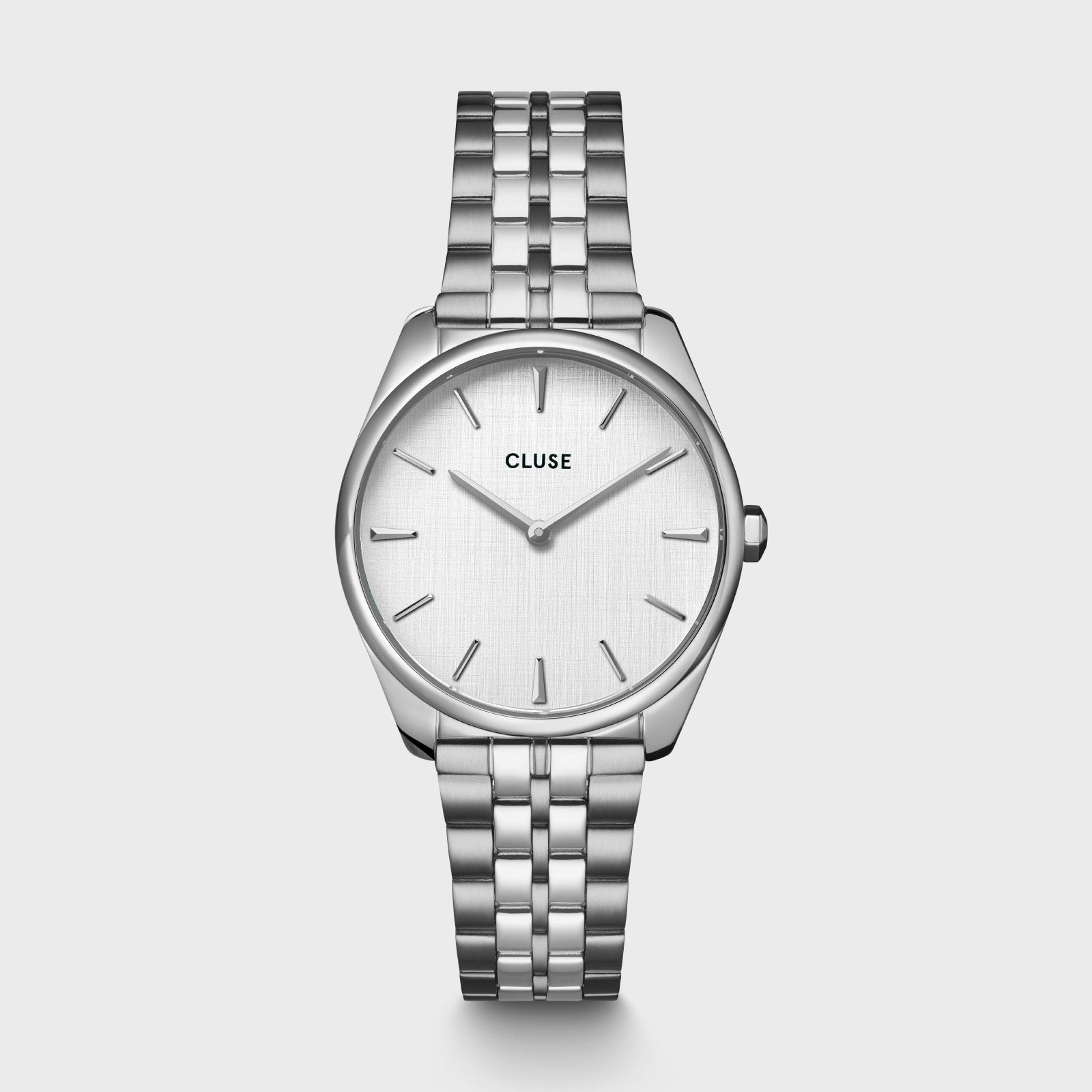 Féroce Petite Watch Steel, Silver Linen, Silver Colour