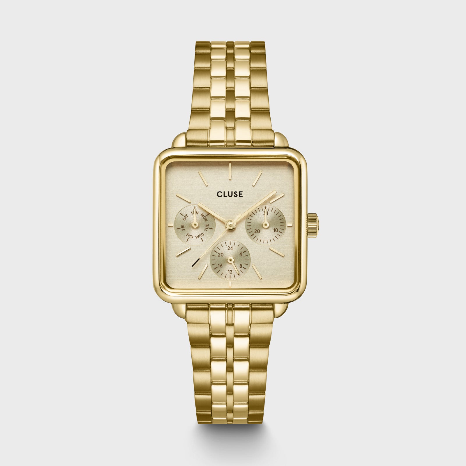 La Tétragone Multifunction Watch Steel, Full Gold Colour