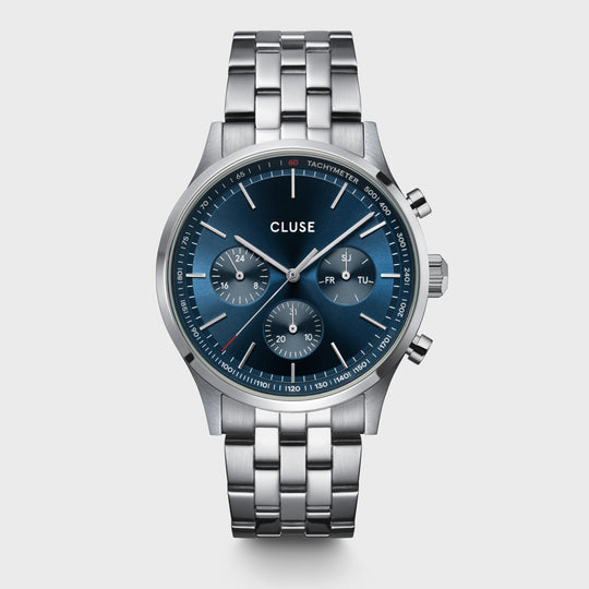 Anthéor Multifunction Watch Steel Blue, Silver Colour CW21003 - Watch