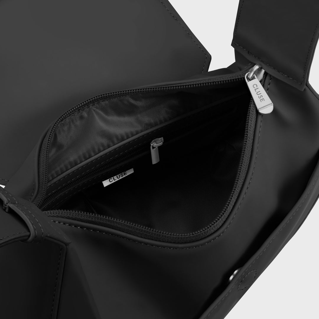 CLUSE Sacroisé Petite Crossbody Black Silver Colour CX04201 - Bag what's inside