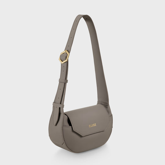CLUSE Sacroisé Petite Crossbody Dark Grey Gold Colour CX04203 - Bag long handle