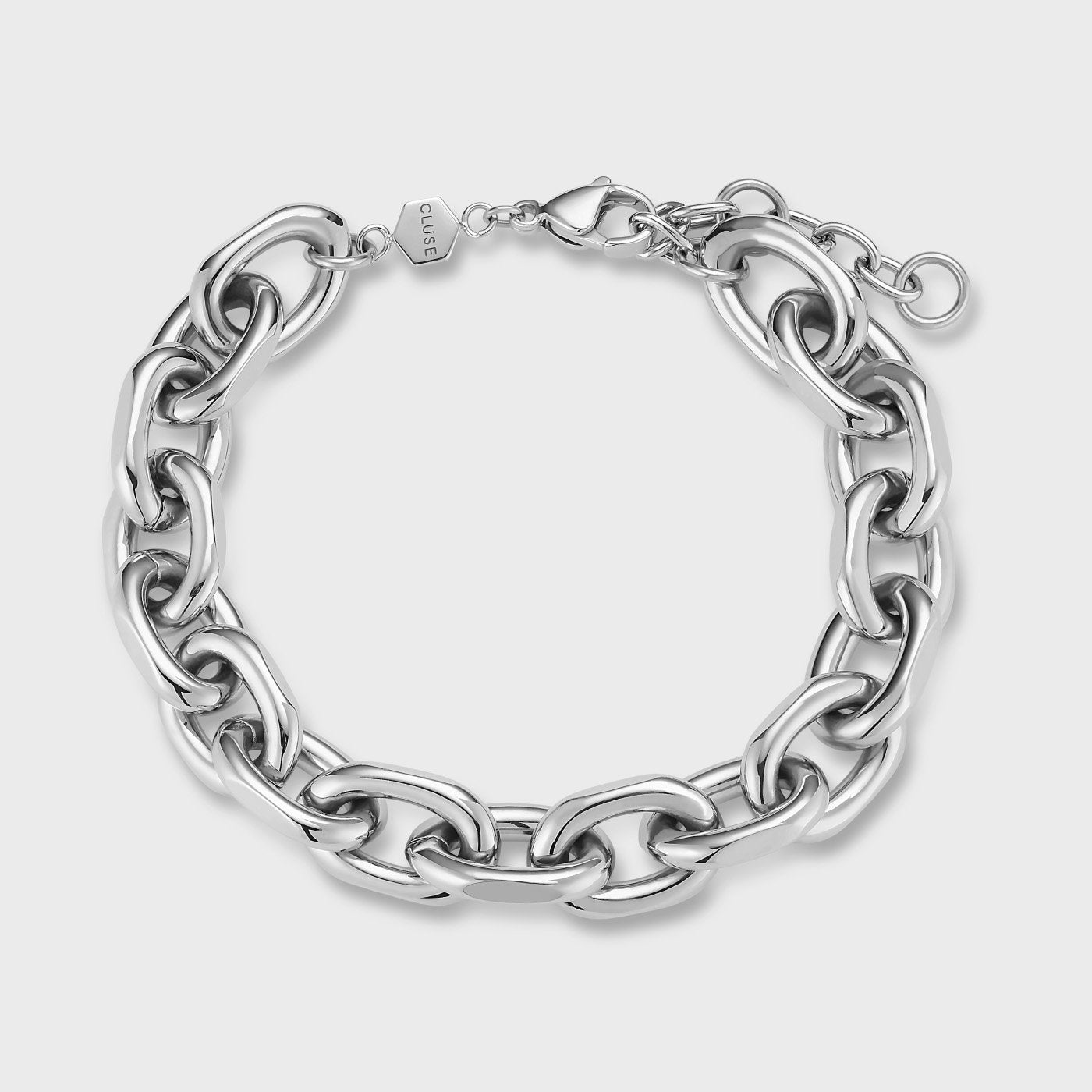 Essentielle Chunky Chain Bracelet Silver Colour