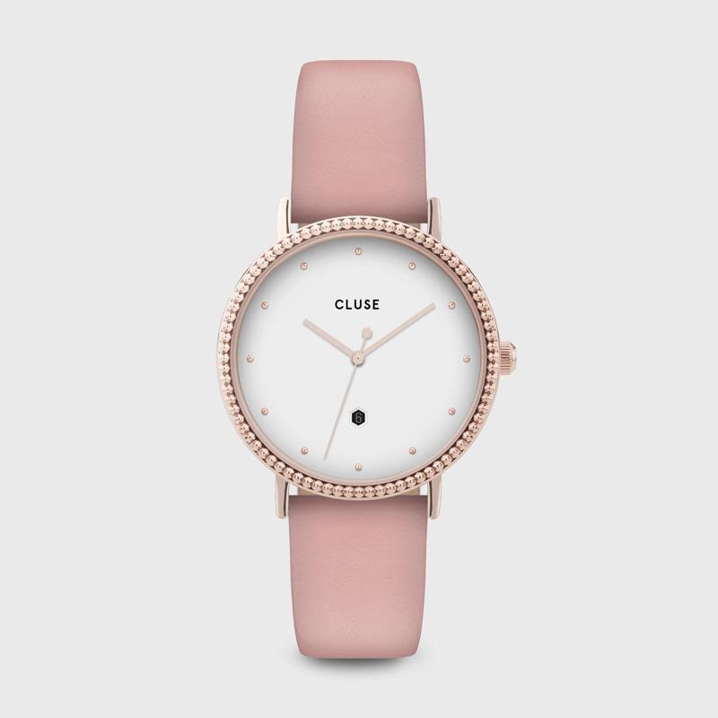 CLUSE Le Couronnement Rose Gold White/Soft Rose CL63002 - Watch