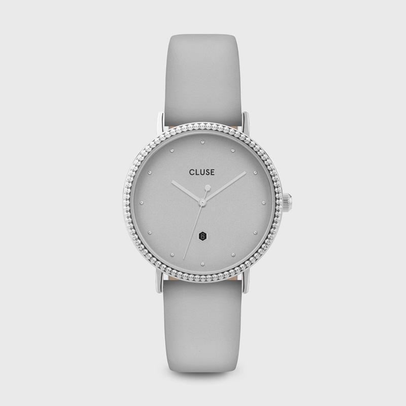 CLUSE Le Couronnement Silver/Soft Grey CL63004 - Watch