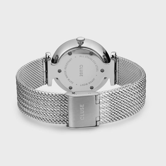 Triomphe Mesh Full Silver Colour CW10402 - Watch clasp and back