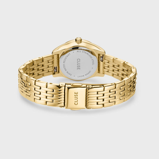 CLUSE Féroce Mini Steel Gold/White CW11705 - Watch clasp and back