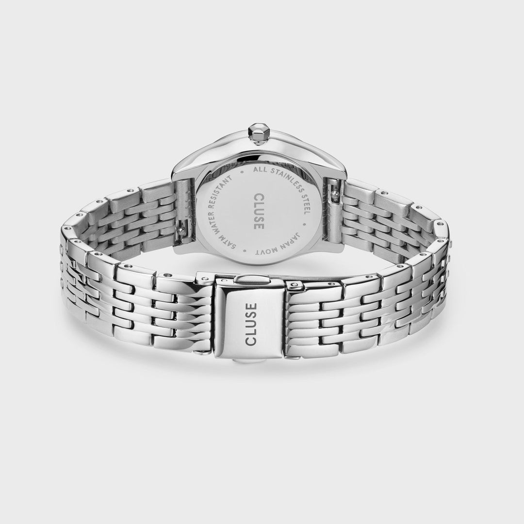CLUSE Féroce Mini Steel Silver/White CW11706 - Watch clasp and back