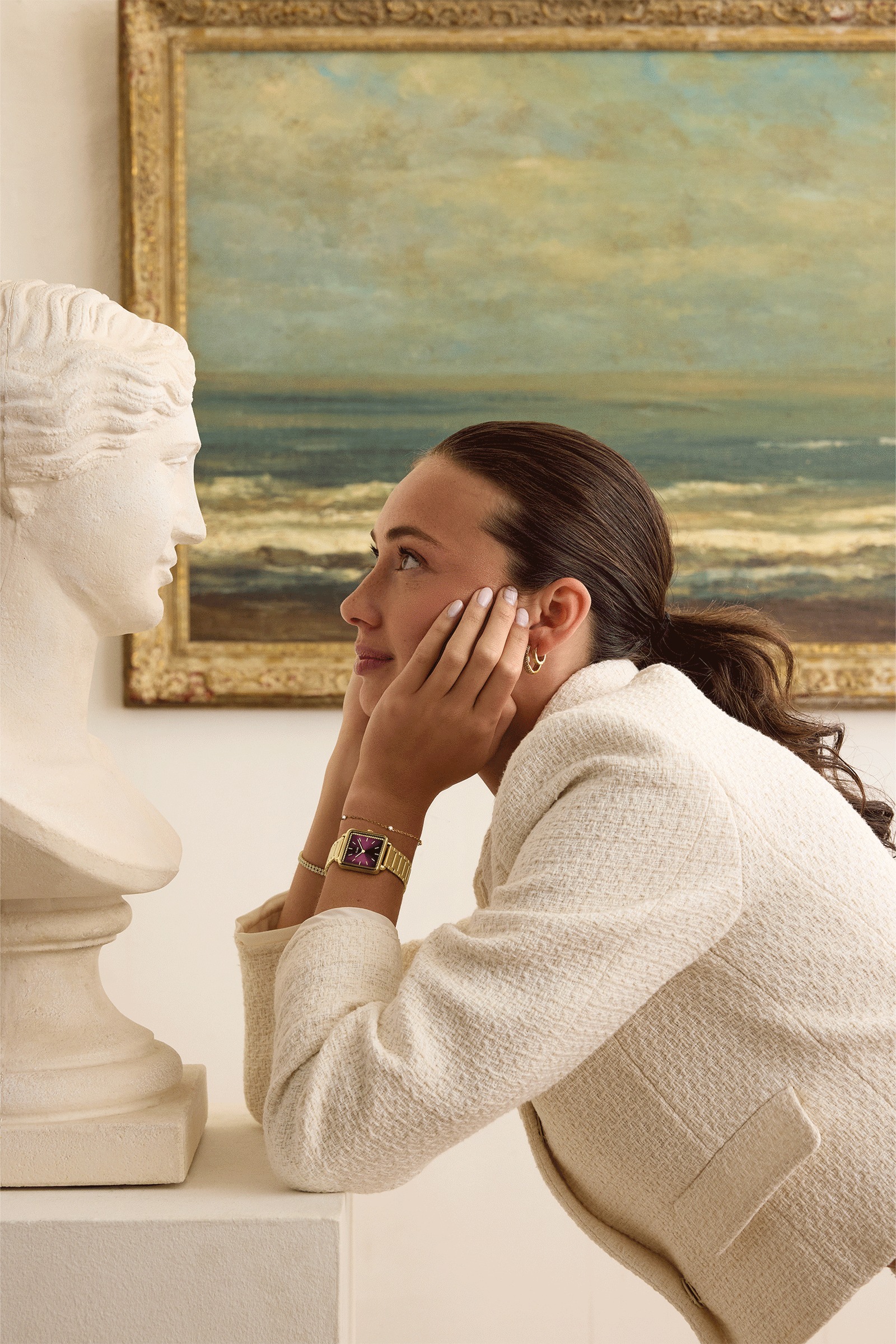 CLUSE La Tétragone watch and jewellery