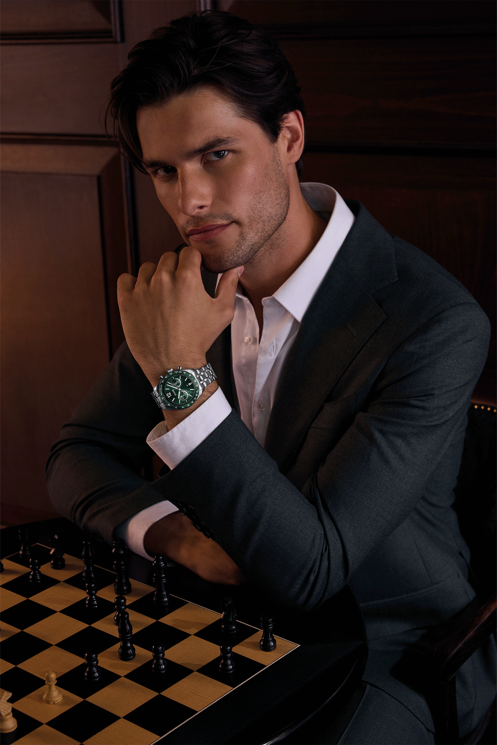 CLUSE Aravis Dual Timer watch for men