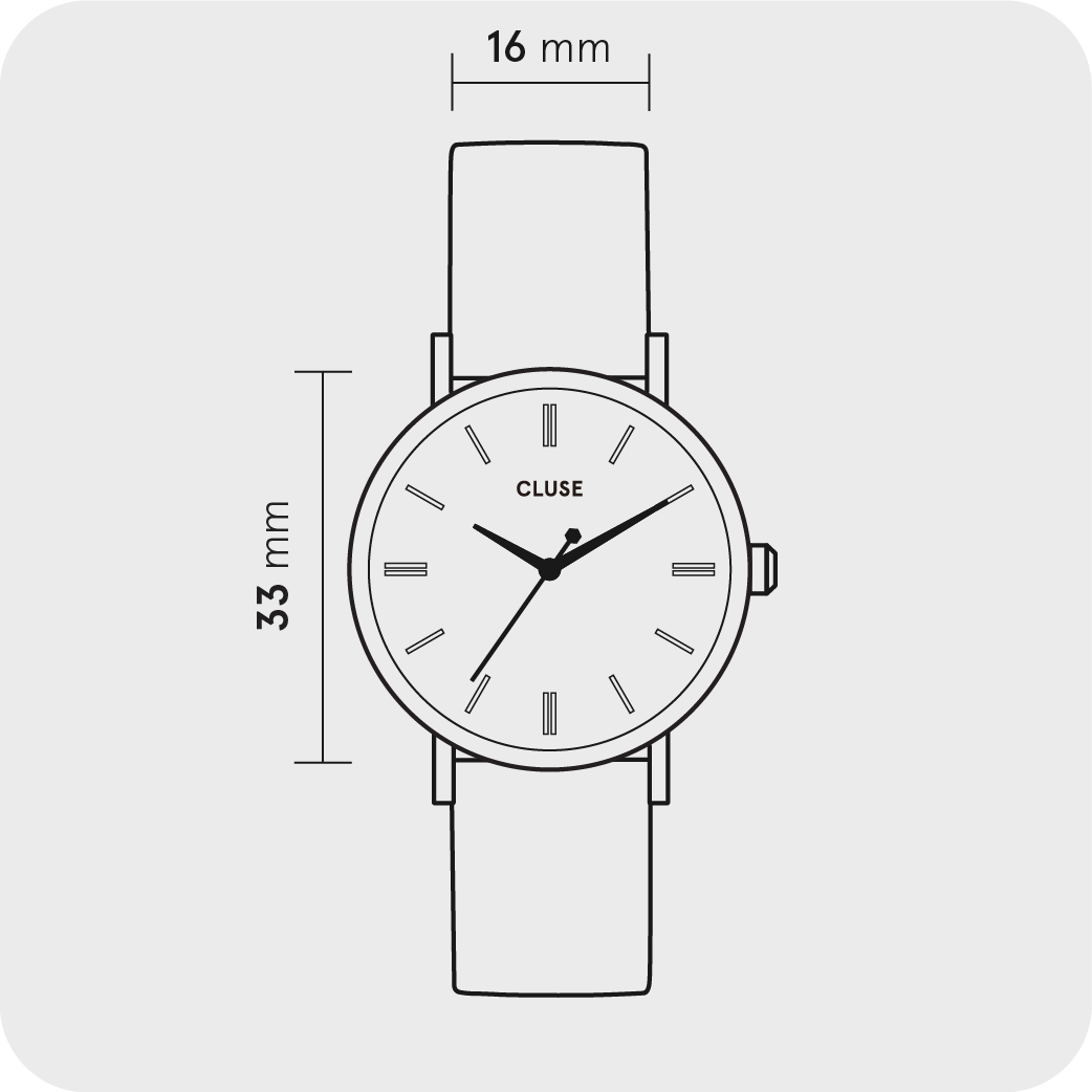 CLUSE Pavane Petite Watch - Graphic