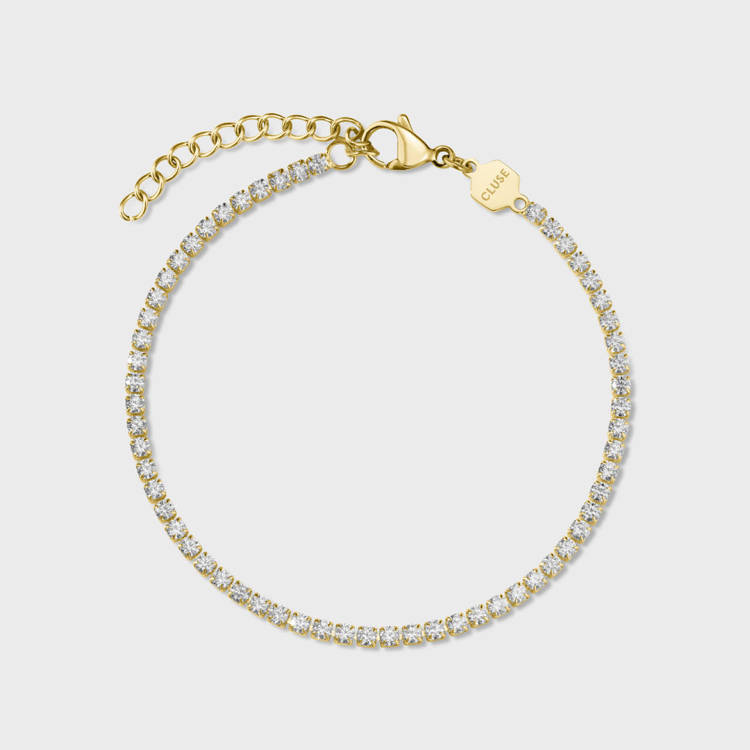 CLUSE Élevé Tennis Bracelet, Gold Colour CB13369 - bracelet