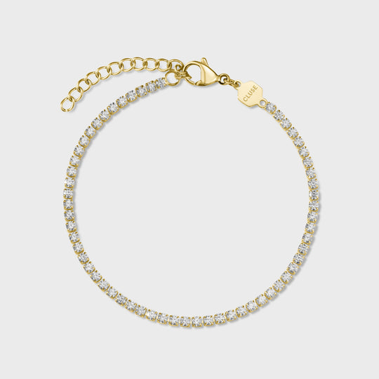 CLUSE Élevé Tennis Bracelet, Gold Colour CB13369 - bracelet