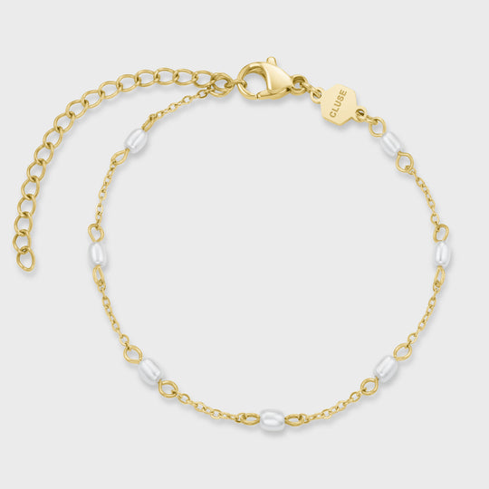 CLUSE Essentielle Pearl Bracelet, Gold Colour CB13377 - Bracelet