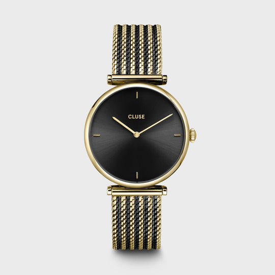 CLUSE Triomphe Mesh Gold/Black CW10403 - Watch