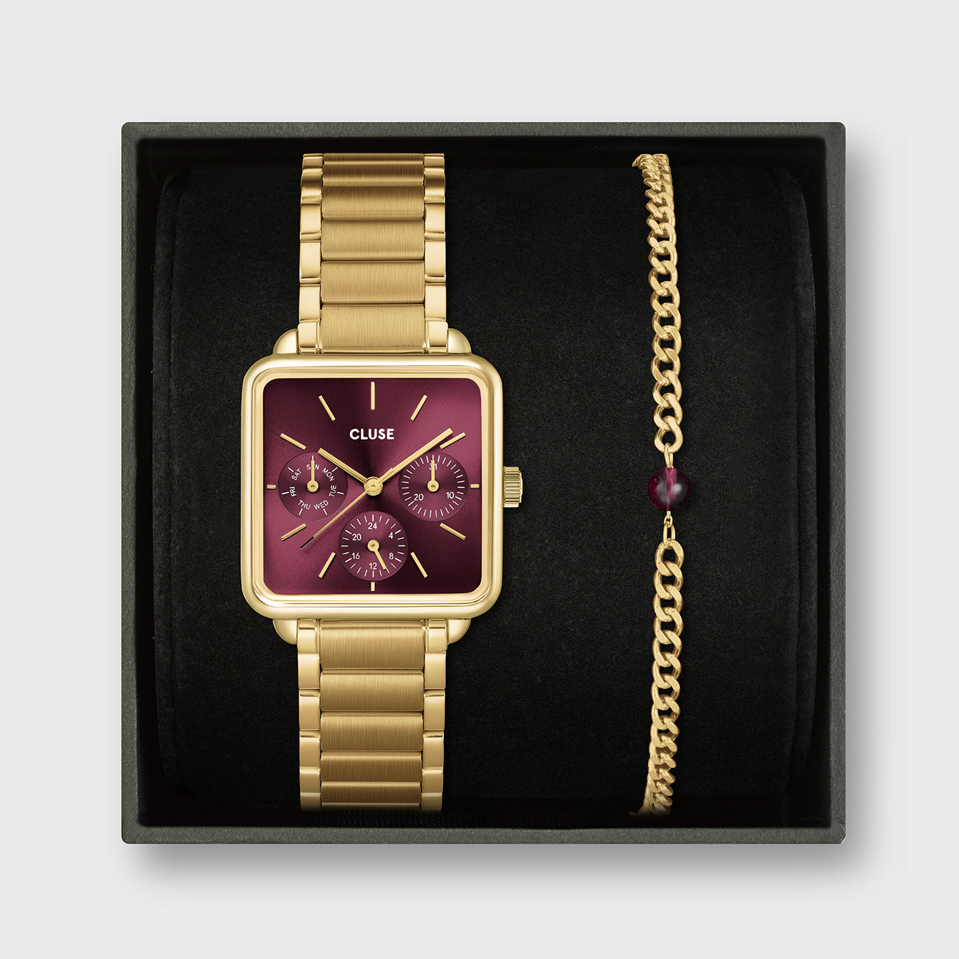 CLUSE La Tétragone Gift box CG13801 Red/Gold - Official CLUSE Store
