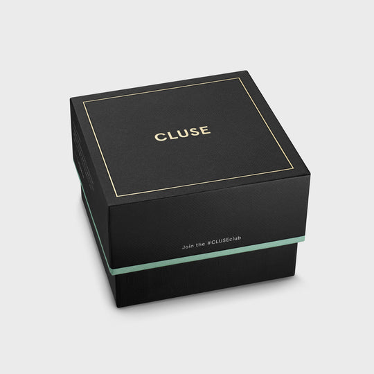 CLUSE Anthéor Multifunction Watch Steel Blue and Black, Silver Colour CW21008 - Packaging