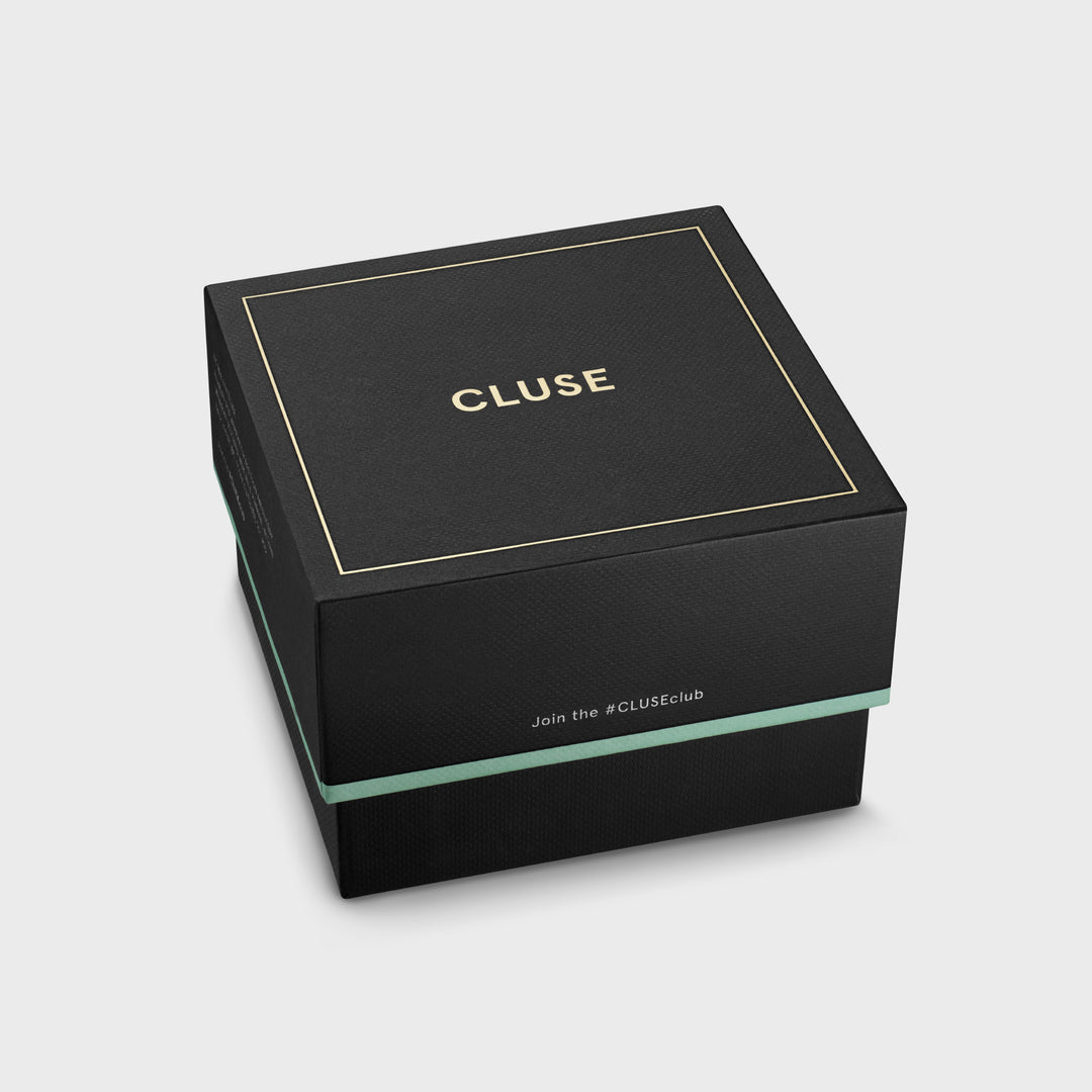 CLUSE Quadrus Multifunction Steel, Silver, Two Tone CW26201 - Watch packaging