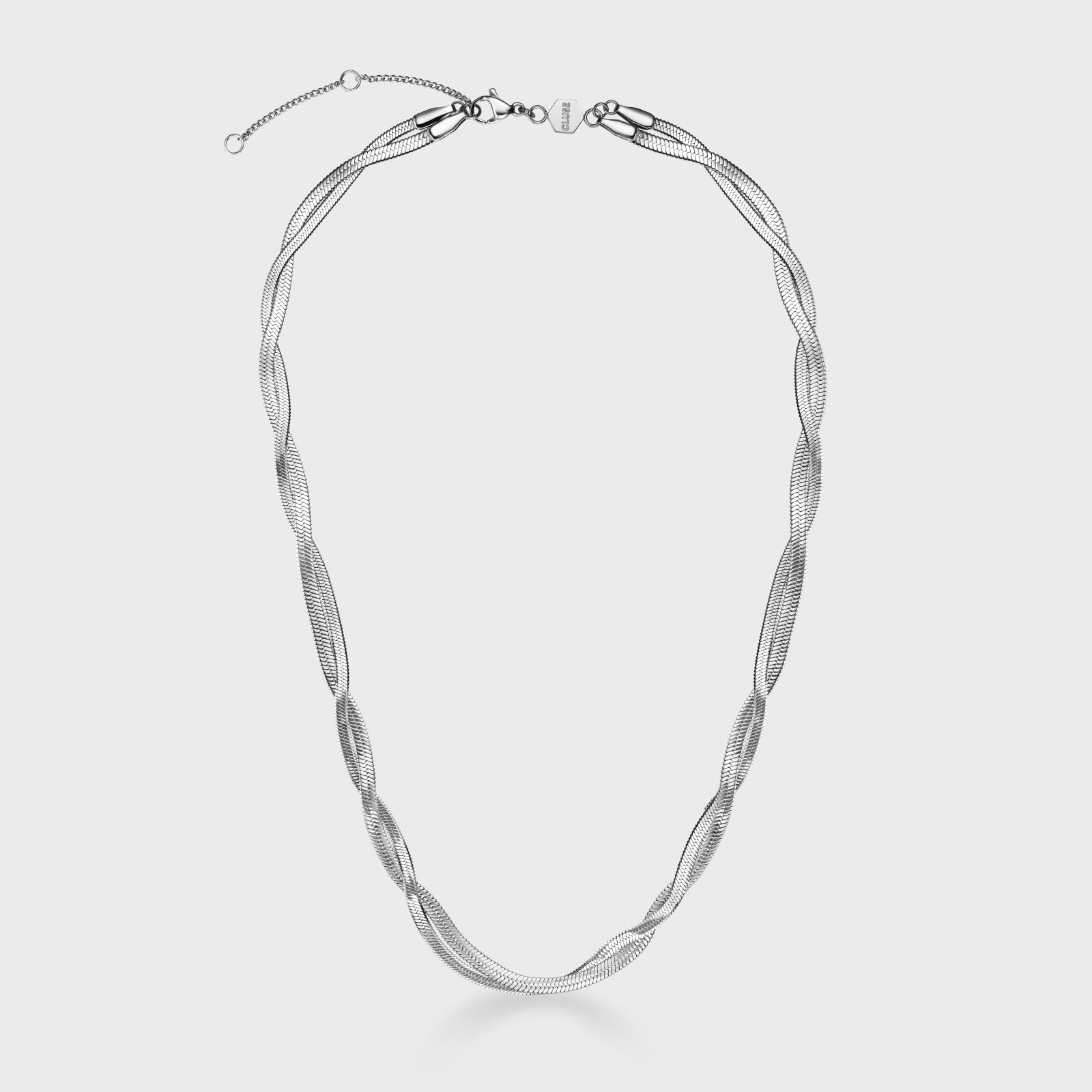 CLUSE Élevé Silver Necklace CN13322 - Frontal.