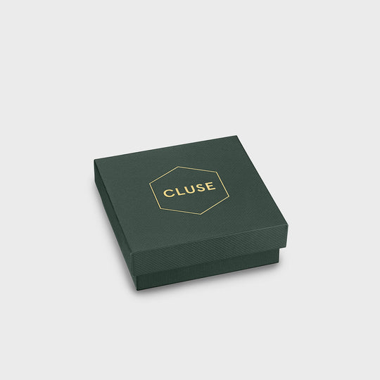 CLUSE Essentielle Drop Hoop Earrings, Gold Colour CE13360 - Earrings packaging
