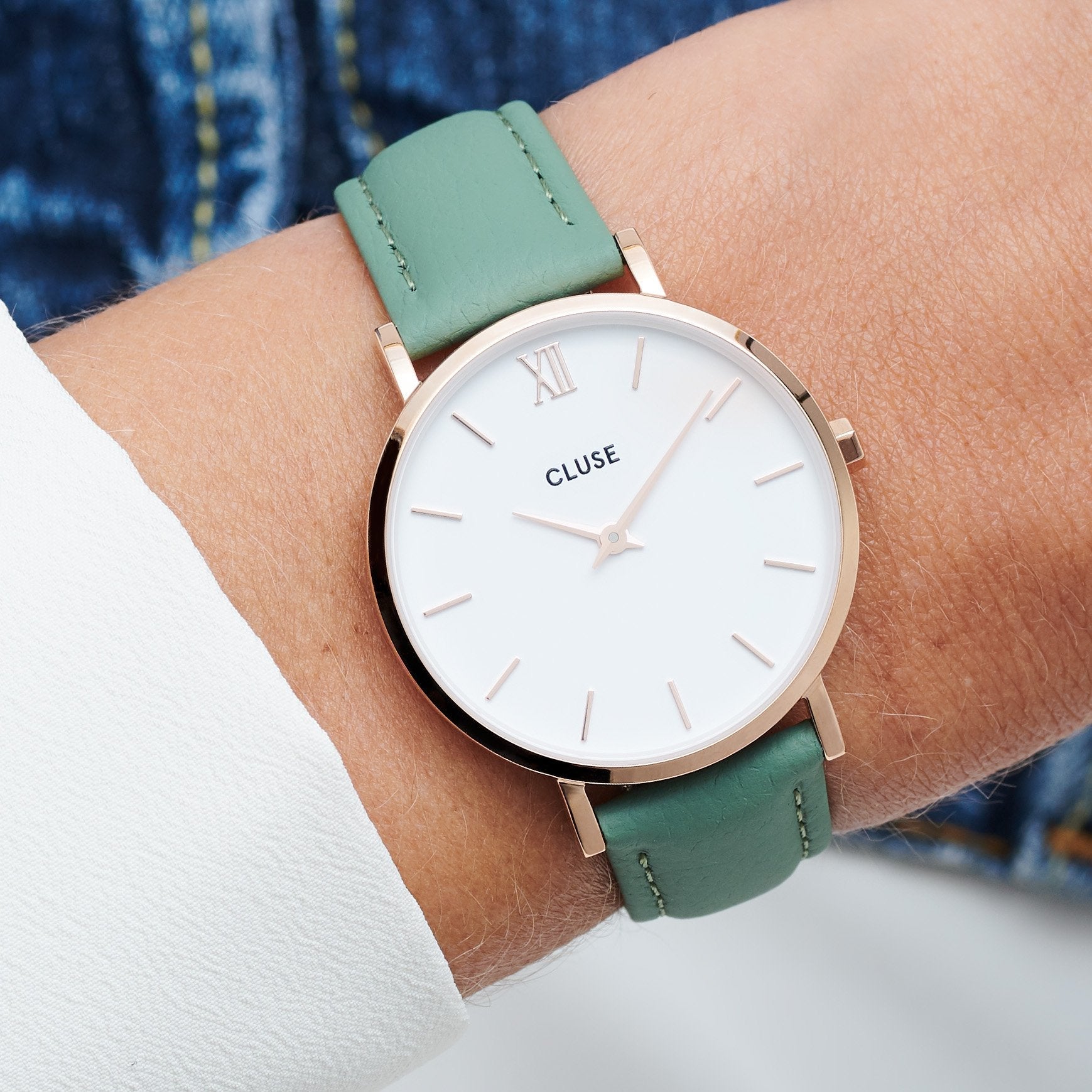 Cluse Damenuhr Cluse Uhr Lederband Cluse Armband Cluse Damenuhr
