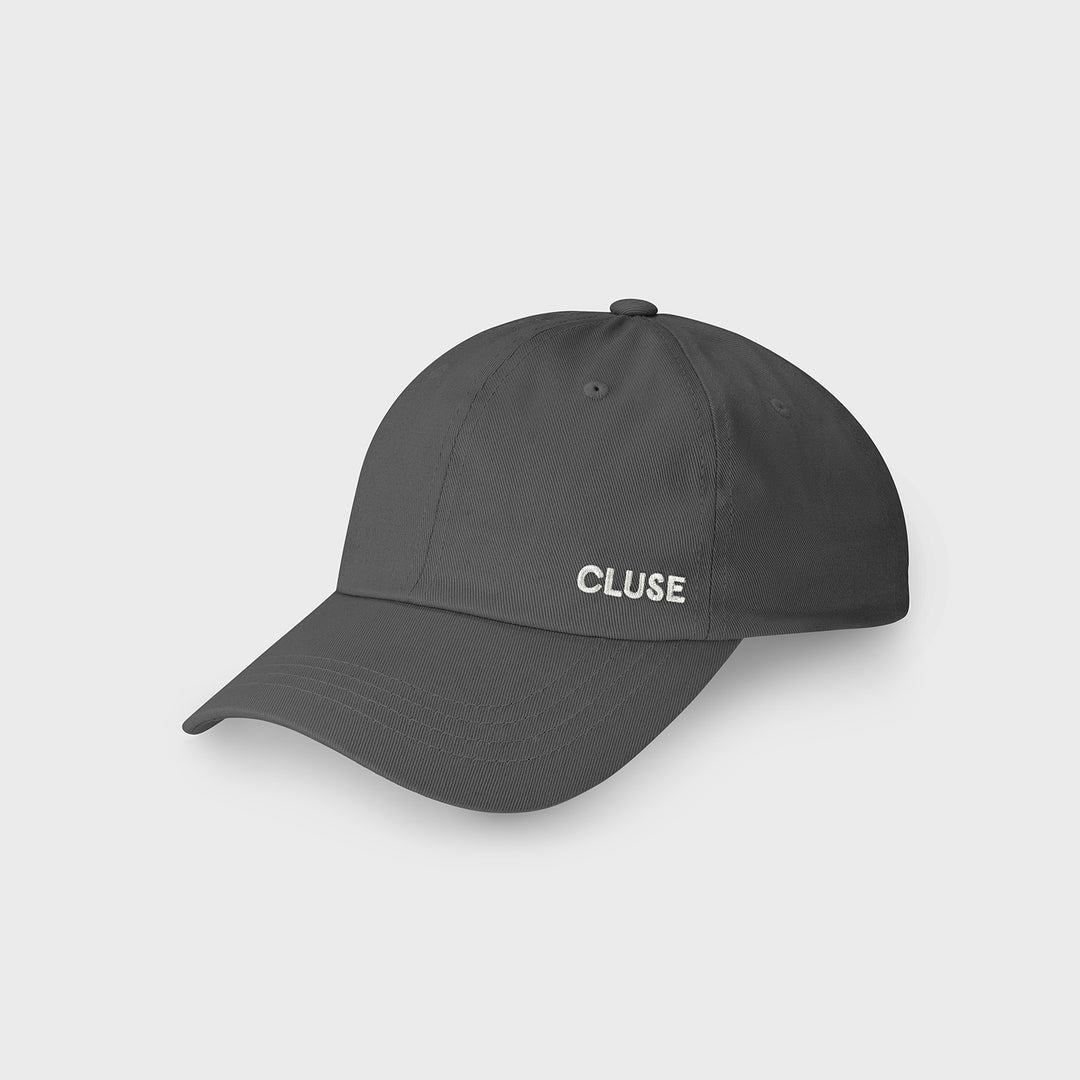 CLUSE Cap Dark Grey Colour Off White Logo CT02902 - cap frontal.