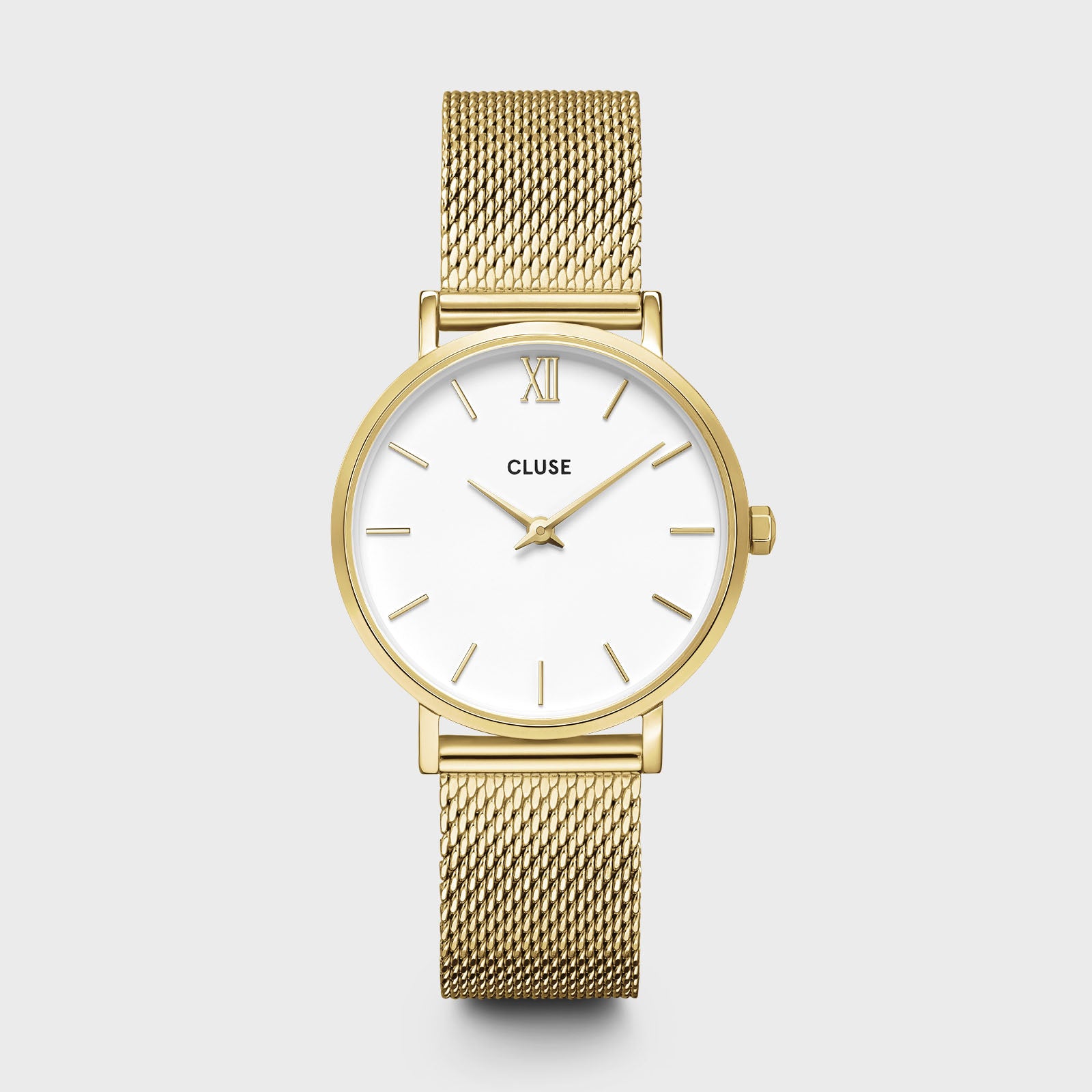 CLUSE Minuit Mesh Gold White/Gold CW0101203007 - Watch