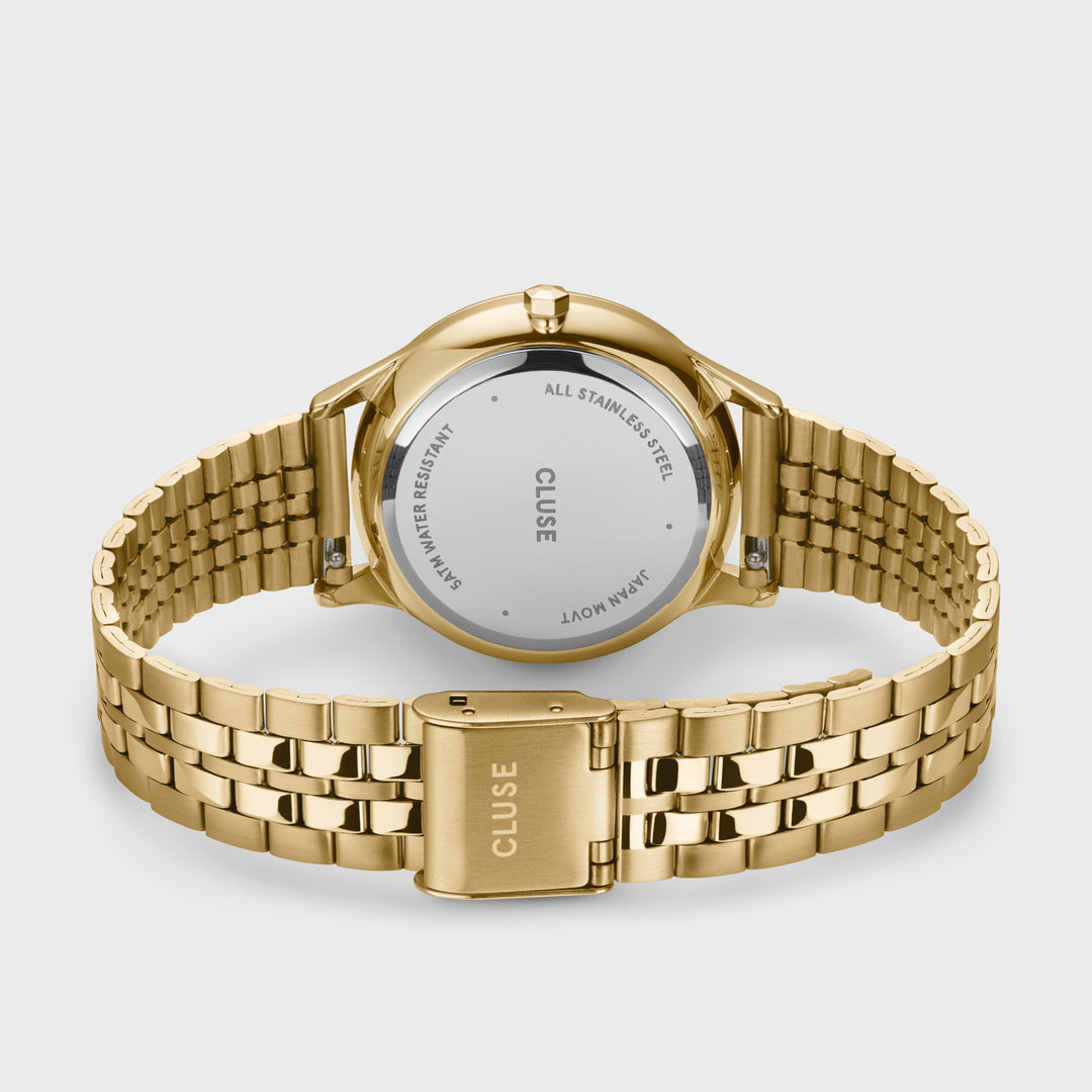 CLUSE Minuit Multifunction Gold CW10701 - Watch clasp and back