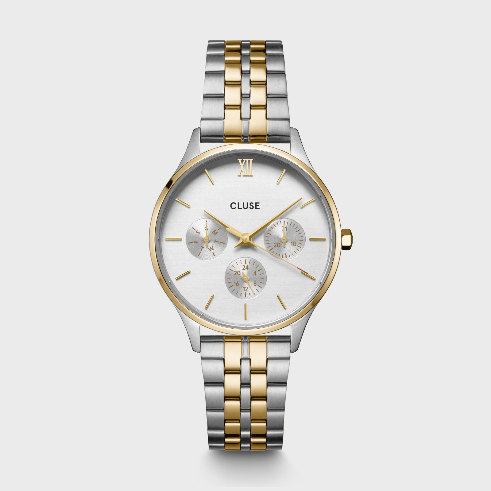 CLUSE Minuit Multifunction Watch Steel, Bicolour CW10704 - watch