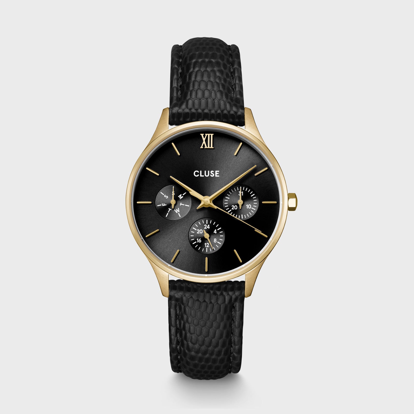 Montre fashion cluse minuit noir