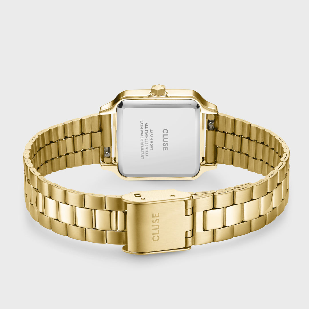 Gracieuse Petite Watch Steel, Apricot, Gold Colour CW11807 - watch back.