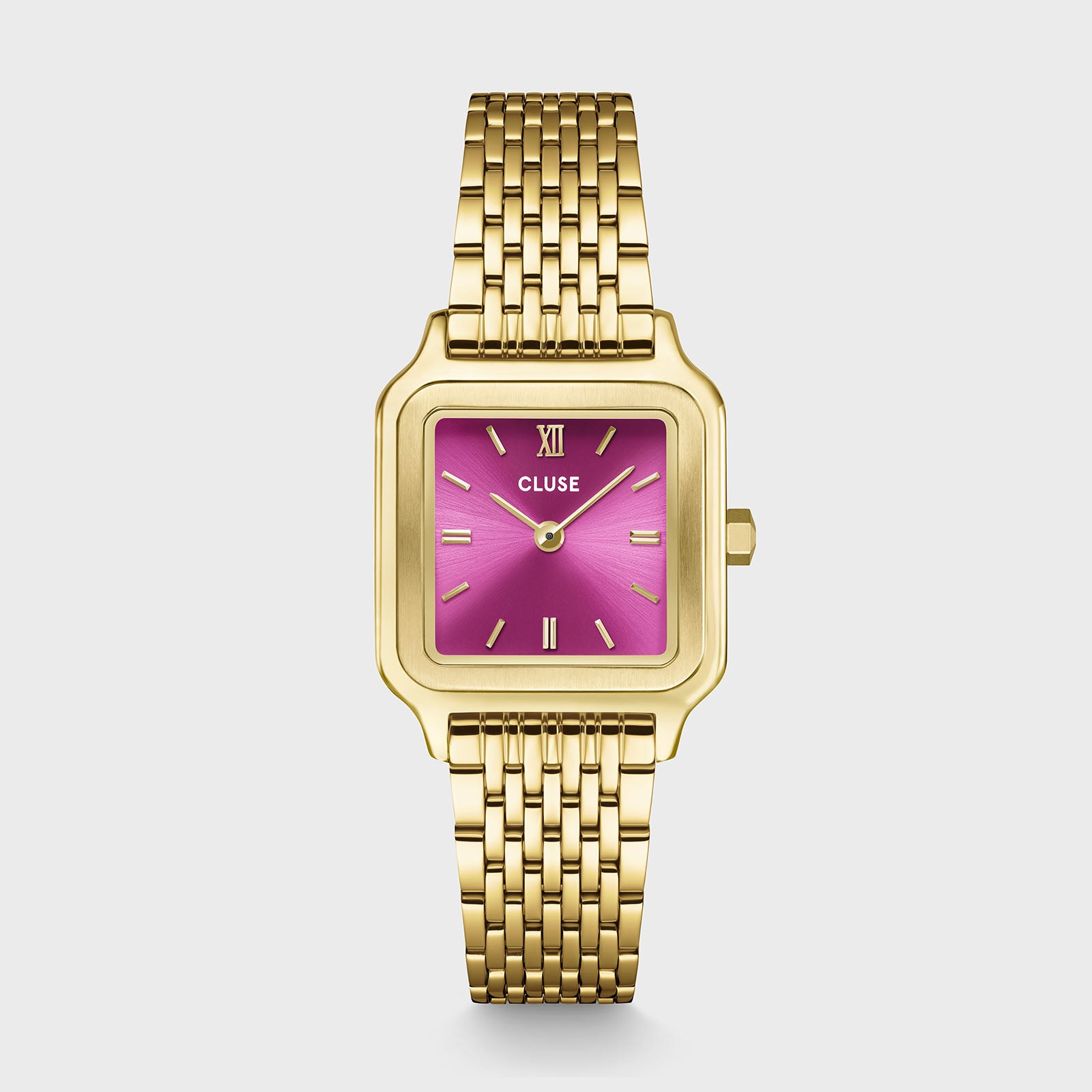 CLUSE Gracieuse Petite Watch Steel, Fuchsia, Gold Colour CW11829 - Watch