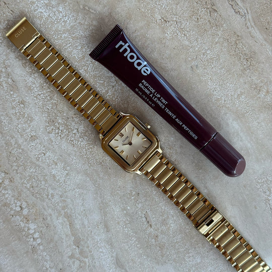 CLUSE Gracieuse Watch Steel, Sunray Textured, Gold Colour CW11911 - Influencer picture