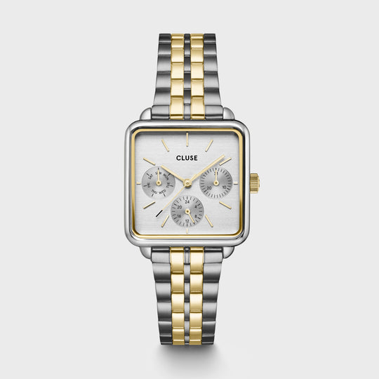 La Tétragone Multifunction Watch Steel, Bicolour CW13803 - watch frontal.