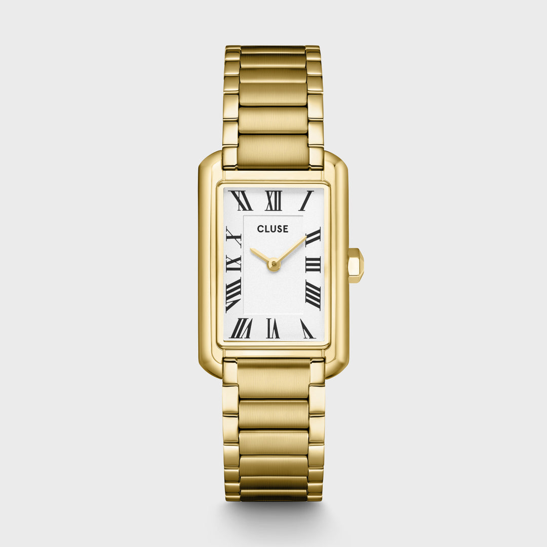 CLUSE Belisenna Watch Steel, White, Gold Colour CW15001 - watch.