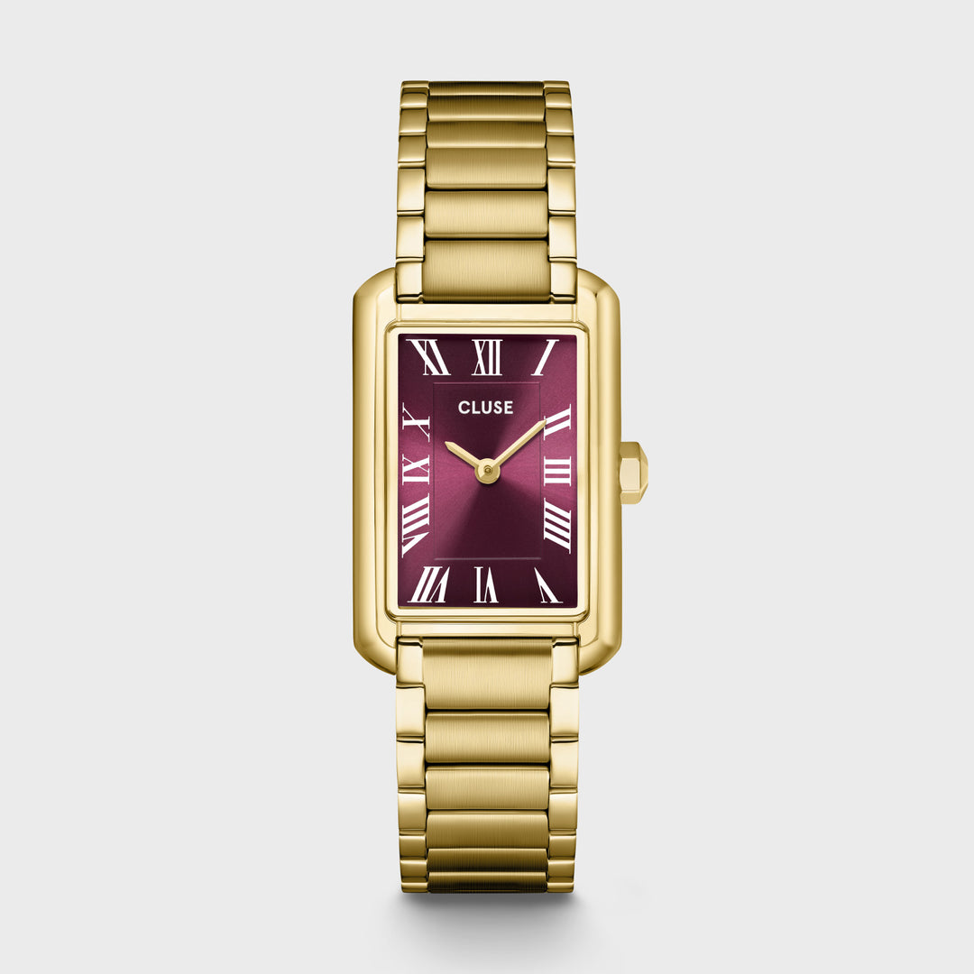 CLUSE Belisenna Watch Steel, Wine, Gold Colour CW15004 - Watch