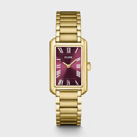 CLUSE Belisenna Watch Steel, Wine, Gold Colour CW15004 - Watch