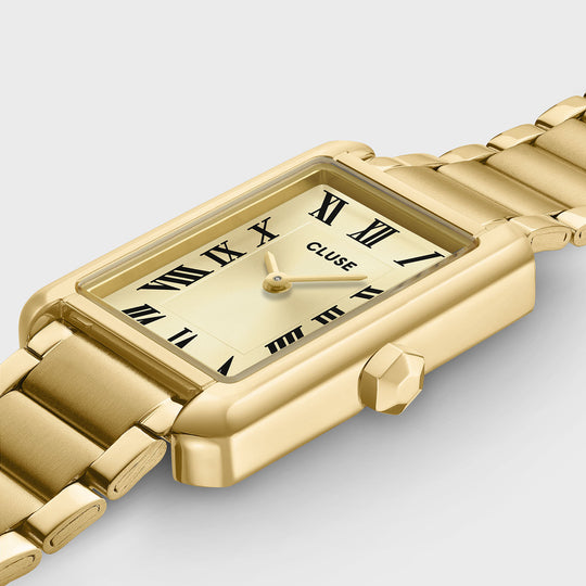 CLUSE Belisenna Watch Steel, Full Gold Colour CW15009 - Watch case detail