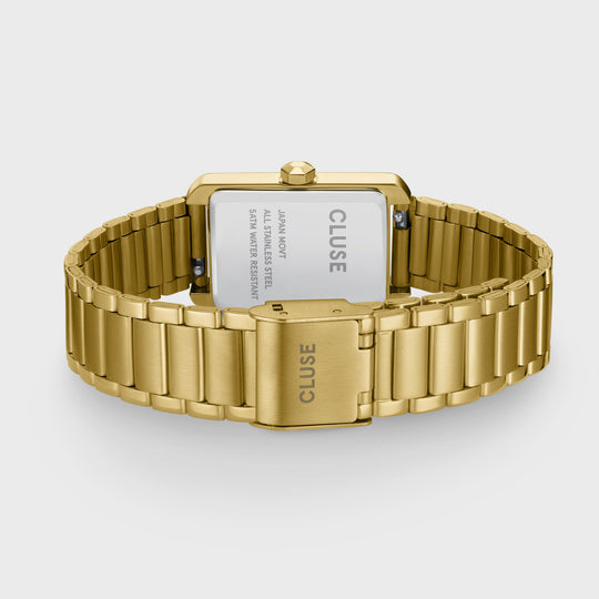 CLUSE Belisenna Watch Steel, Mocha, Gold Colour CW15010 - Watch clasp and back