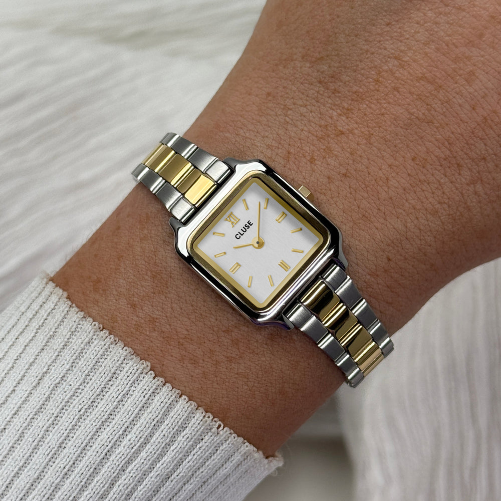 CLUSE Gracieuse Mini Watch Steel, Two-tone CW15501 - Watch on wrist