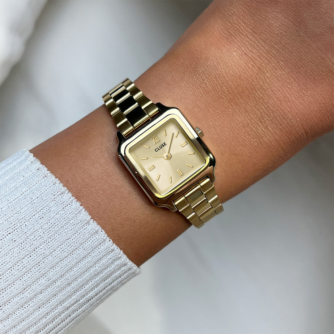 Gracieuse Mini Watch Steel, Full Gold Colour