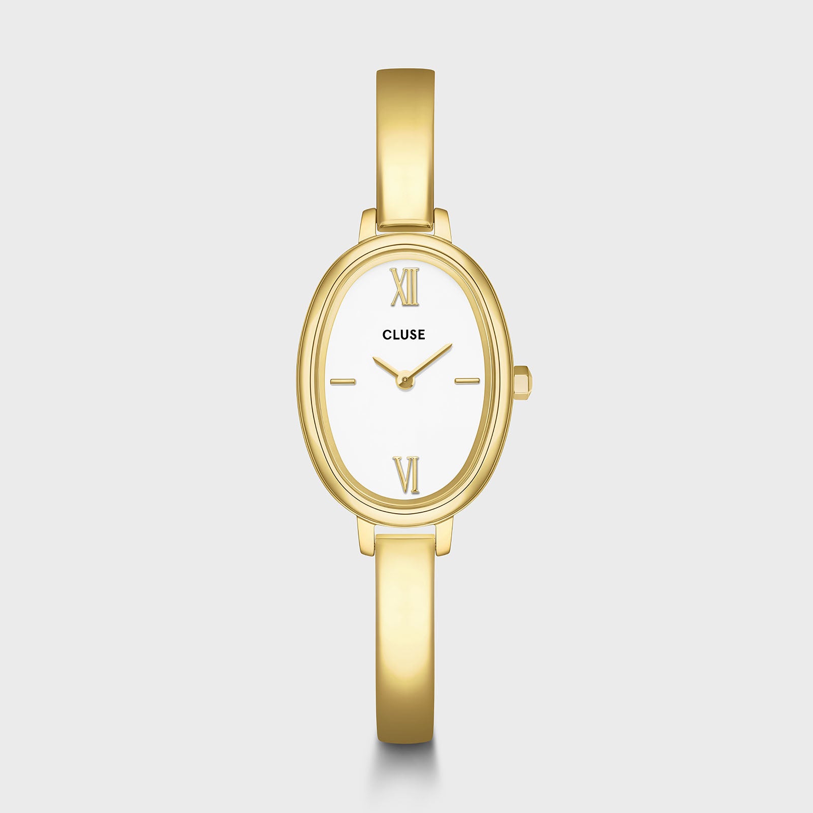 CLUSE L'Ovale Watch Steel, White, Gold Colour CW16101 - Watch