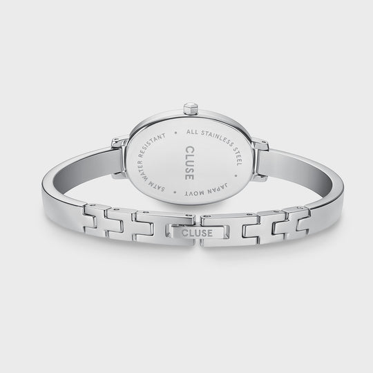 CLUSE L'Ovale Watch Steel, White, Silver Colour CW16102 - Watch clasp and back