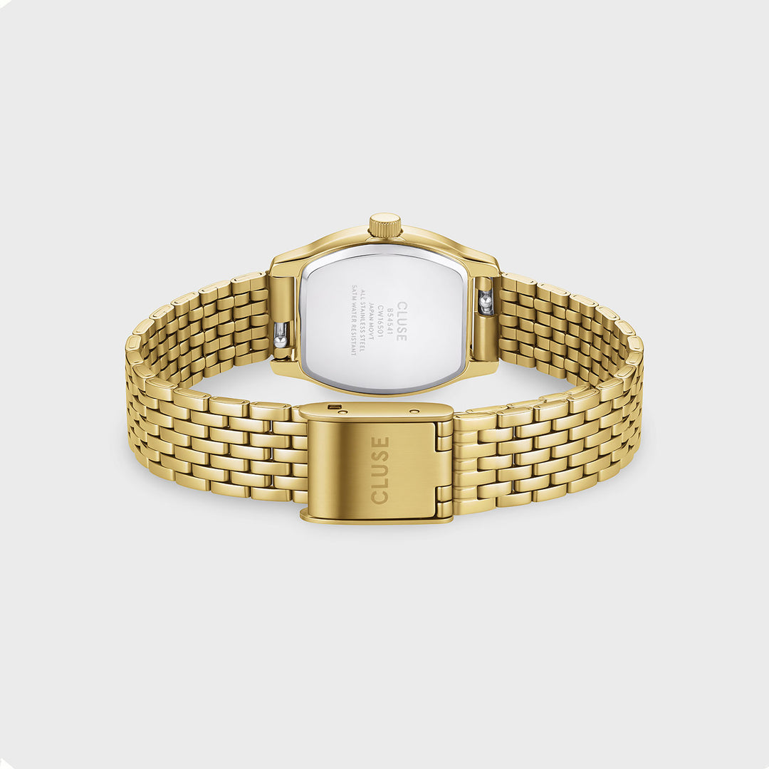 CLUSE Tonnette Mini Watch Steel, Gold, Gold Colour CW16503 - Watch clasp and back
