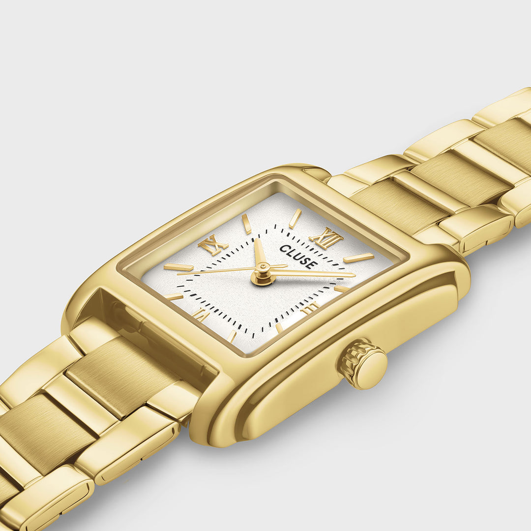 CLUSE Anglée Watch Steel, White, Gold Colour CW16601 - Watch case detail