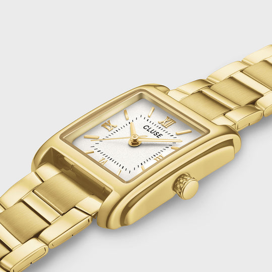 CLUSE Anglée Watch Steel, White, Gold Colour CW16601 - Watch case detail