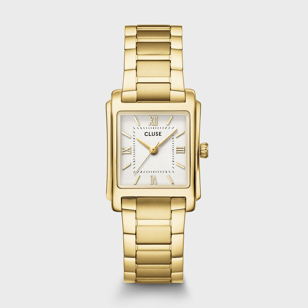 CLUSE Anglée Watch Steel, White, Gold Colour CW16601 - Watch