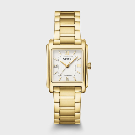 CLUSE Anglée Watch Steel, White, Gold Colour CW16601 - Watch