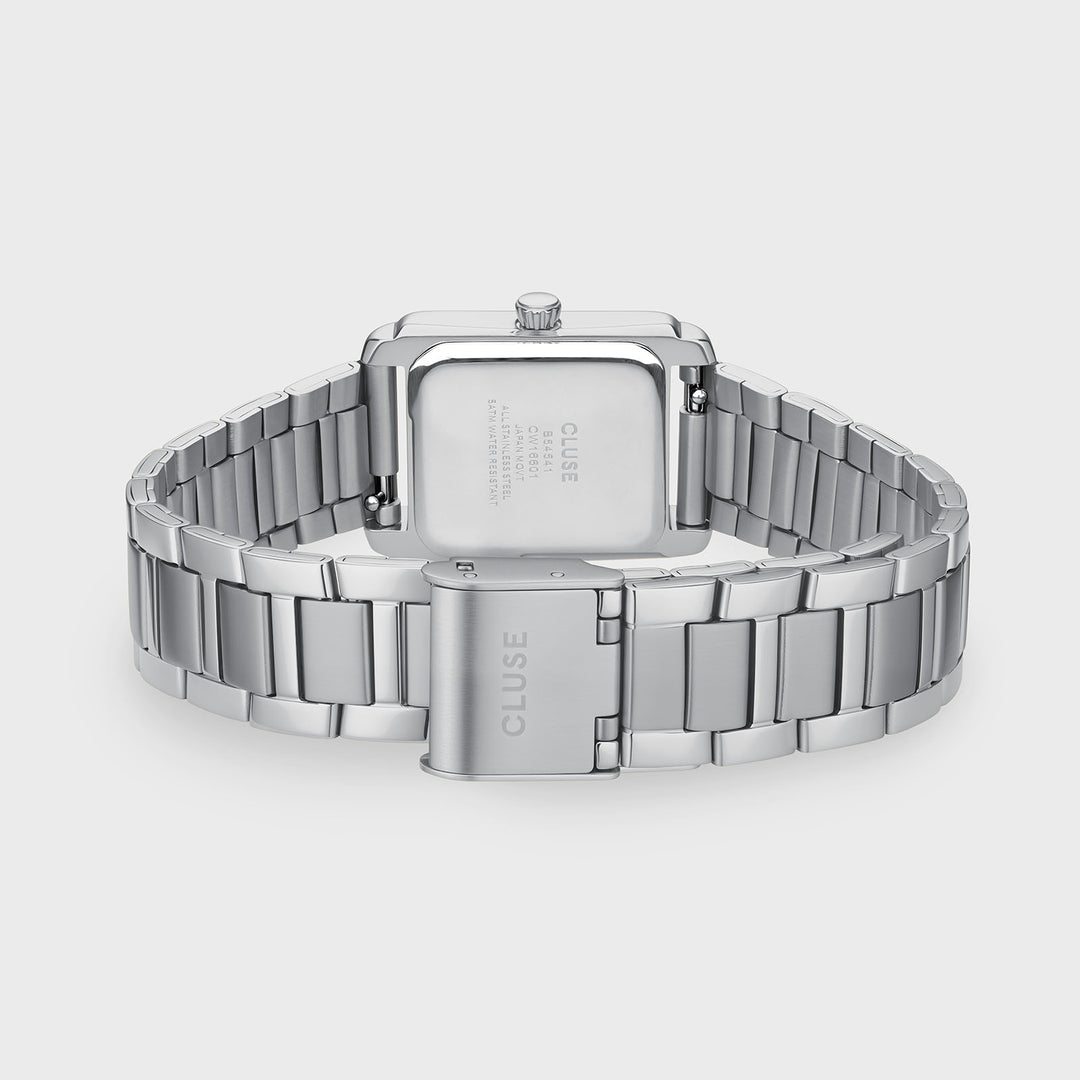 CLUSE Anglée Watch Steel, Full Silver Colour CW16602 - Watch clasp and back